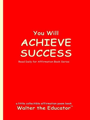 cover image of You Will ACHIEVE SUCCESS